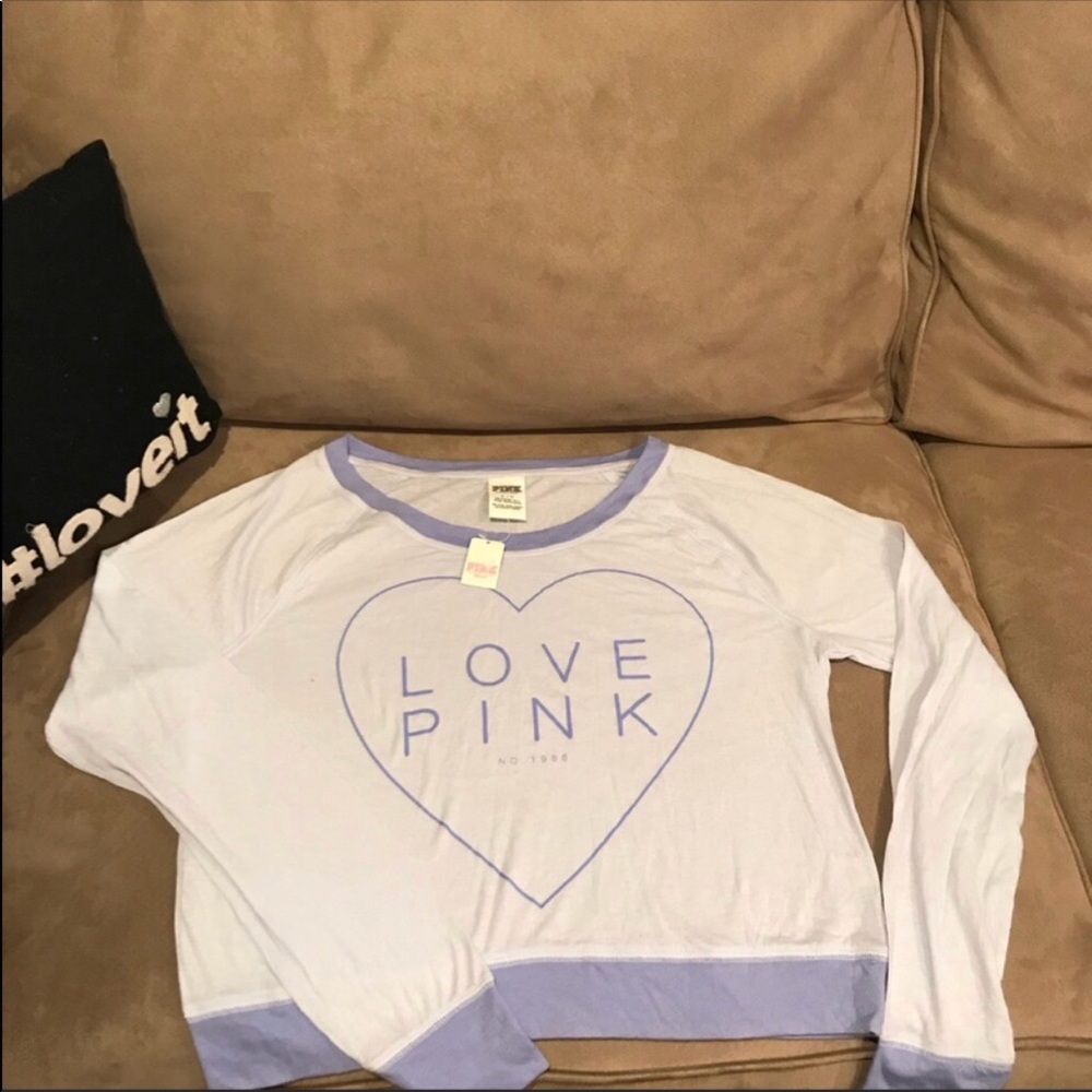 LOVE PINK long sleeved shirt NWTs - Picture 2 of 5